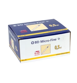 BD Micro-Fine Insulinespuit 0.5ml 0.30mm X 8mm - 100 Stuks