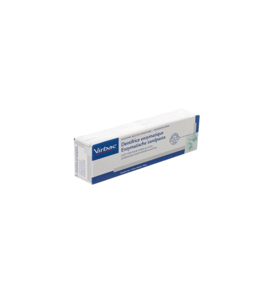 Virbac C.E.T. Tandpasta Met Leversmaak - 100 Gram 1 Virbac C.E.T. Tandpasta Met Leversmaak - 100 Gram