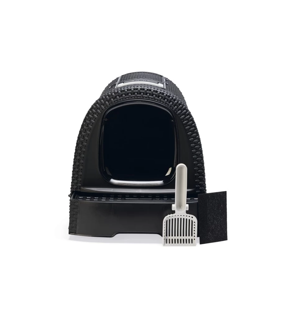 Beeztees Curver Kattenbak Antraciet 6 Beeztees Curver Kattenbak Antraciet - Afbeelding 6