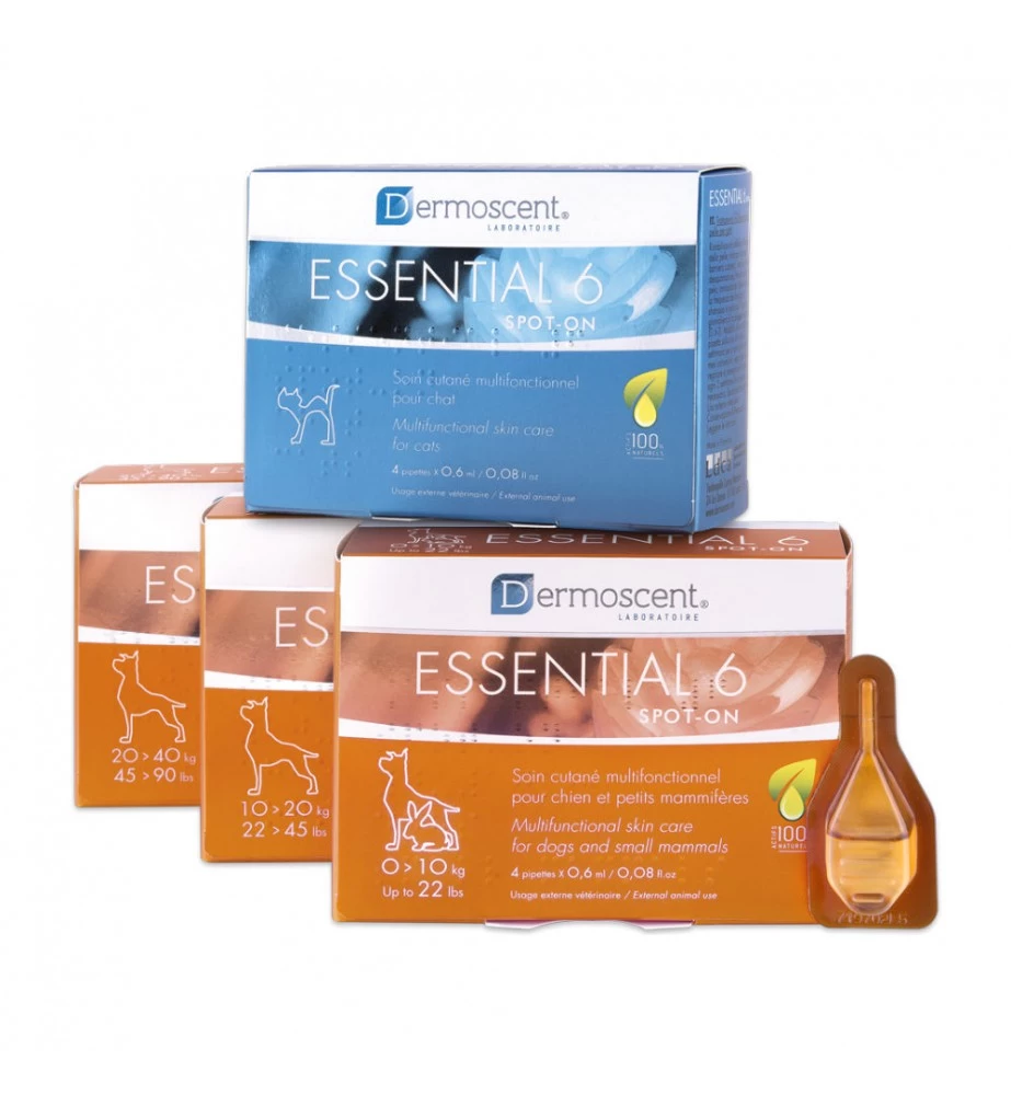 Dermoscent Essential 6 Spot-on - 4 Pipetten 2 Dermoscent Essential 6 Spot-on - 4 Pipetten - Afbeelding 2
