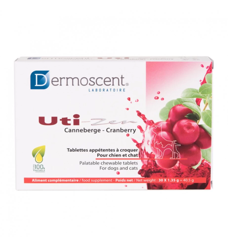 Dermoscent Uti-Zen Cranberry - 30 Tabletten 1 Dermoscent Uti-Zen Cranberry - 30 Tabletten
