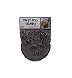 Beeztees Dirty Dog Handdoek Shammy Grijs 5 Beeztees Dirty Dog Handdoek Shammy Grijs -Dierbenodigdheden Winkel dirty dog handdoek shammy grijs 2