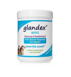 Glandex Cats & Dogs - 24 Wipes (doekjes)