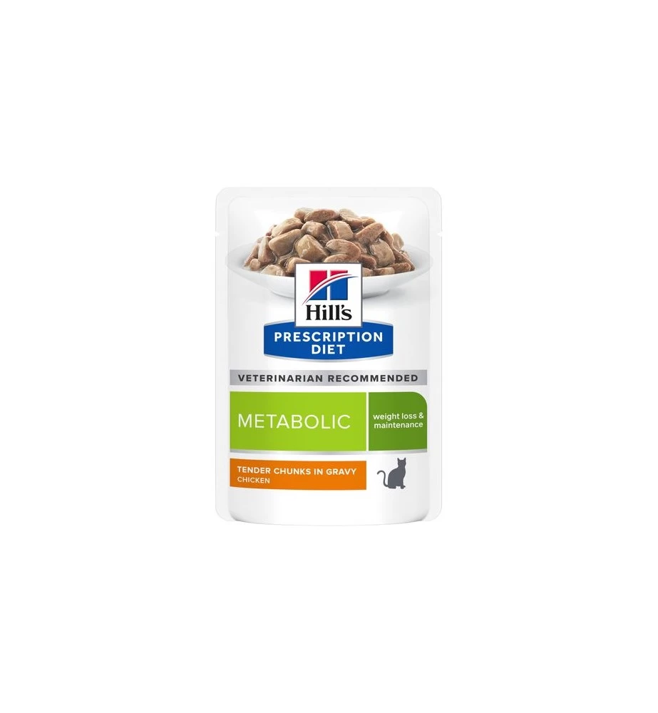 Hill's PD Metabolic & Weight Management Maaltijdzakjes - 12 X 85 Gram 1 Hill's PD Metabolic & Weight Management Maaltijdzakjes - 12 X 85 Gram