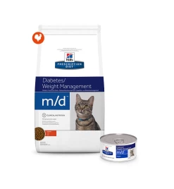 Hill's Prescription Diet M/D Diabetes & Weight Management -Dierbenodigdheden Winkel hill s prescription diet md diabetes weight management 2