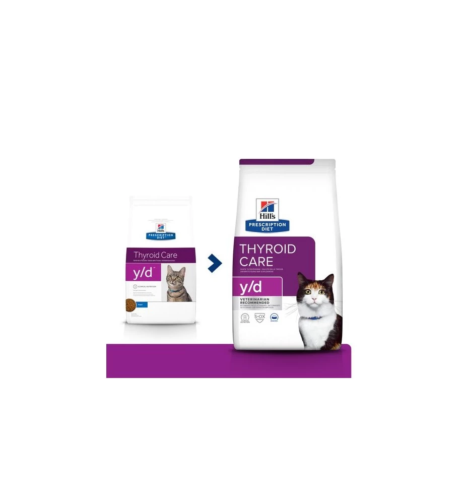 Hill's Prescription Diet Y/D Thyroid Care 2 Hill's Prescription Diet Y/D Thyroid Care - Afbeelding 2