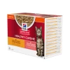 Hill's Science Plan Healthy Cuisine Volwassen Kat Stoofpotje Kip & Zalm - 4 X 12 X 80 Gram