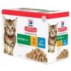 Hill's Science Plan Kitten Maaltijdzakjes Kip & Zeevis - 4 X 12 X 85 Gram