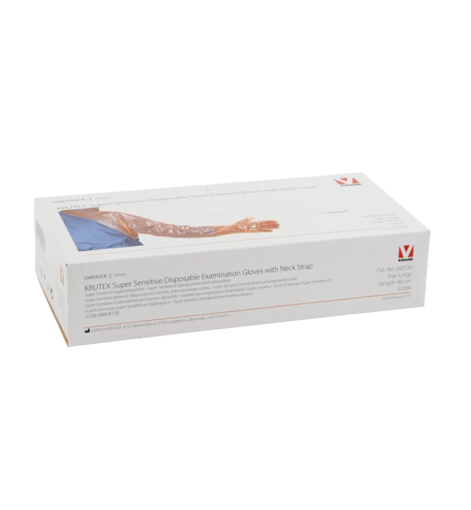 Krutex Onderzoekshandschoen Sensitive Met Neckstrap - 50 Stuks 3 Krutex Onderzoekshandschoen Sensitive Met Neckstrap - 50 Stuks - Afbeelding 3