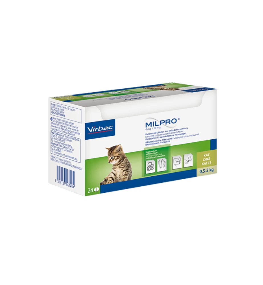 Milpro Kitten / Kleine Kat - 24 Tabletten 1 Milpro Kitten / Kleine Kat - 24 Tabletten