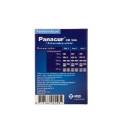 Panacur KH 500 - 10 Tabletten -Dierbenodigdheden Winkel panacur kh 500 500 mg 10 tabletten 2
