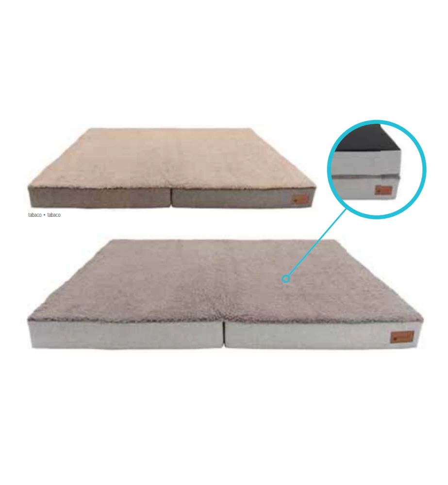 Petlando Orthopedisch Ligkussen Merano Bruin XXL (Tabacco) 1 Petlando Orthopedisch Ligkussen Merano Bruin XXL (Tabacco)