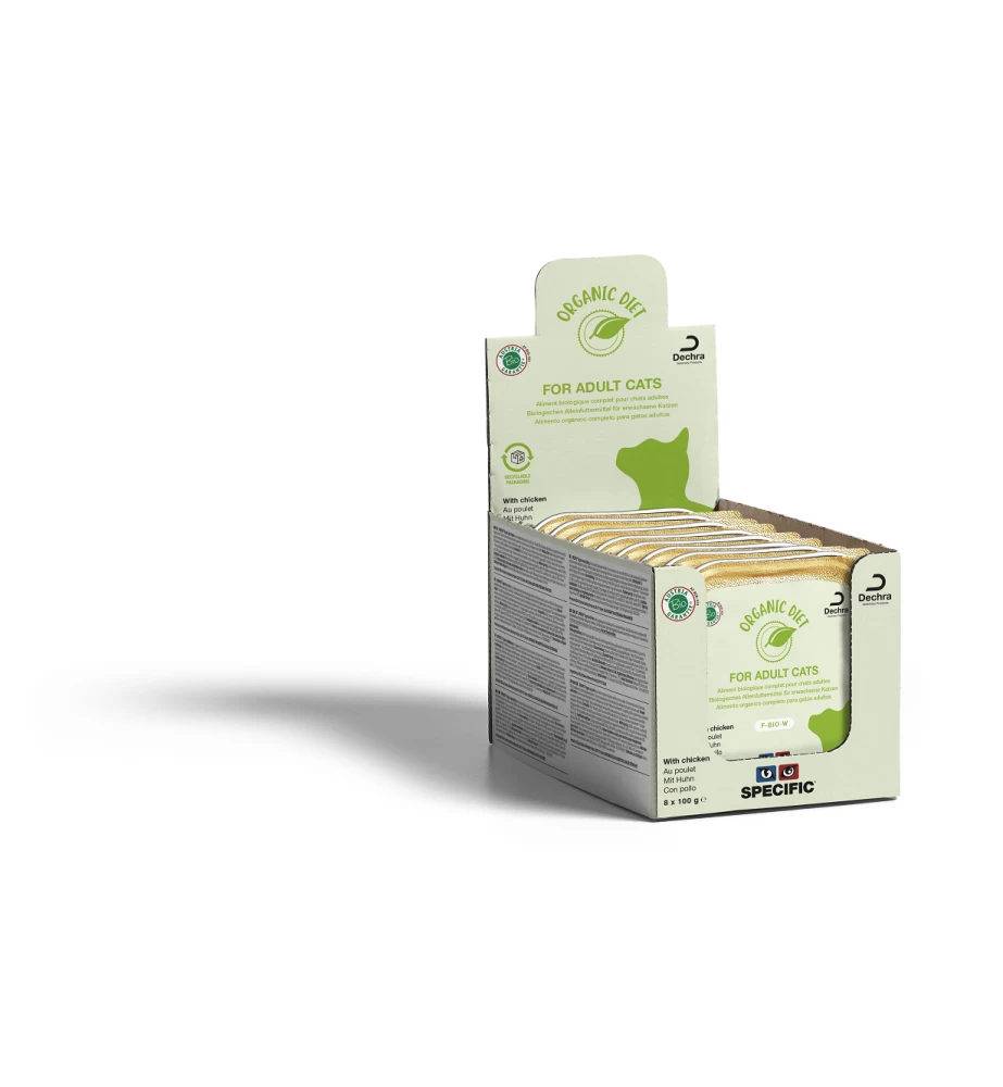 Specific Organic Chicken F-BIO-W - 8 X 100 Gram 2 Specific Organic Chicken F-BIO-W - 8 X 100 Gram - Afbeelding 2