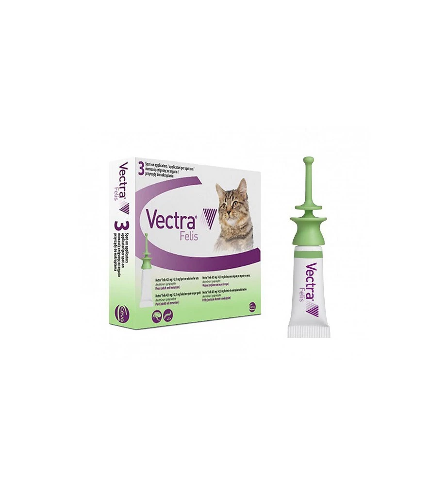 Vectra Felis 0.6 T/m 10 Kg - 3 Pipetten 1 Vectra Felis 0.6 T/m 10 Kg - 3 Pipetten