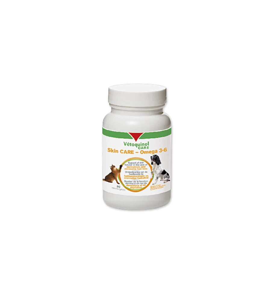 Vetoquinol Vétoquinol Care Skin Care Omega 3-6 - 90 Capsules 1 Vetoquinol Vétoquinol Care Skin Care Omega 3-6 - 90 Capsules